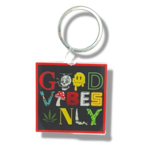 GOOD VIBES ONLY Key Chain