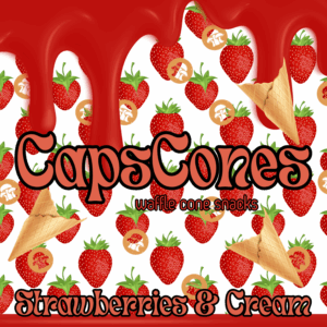 STRAWBERRIES & CREAM CAPSCONES