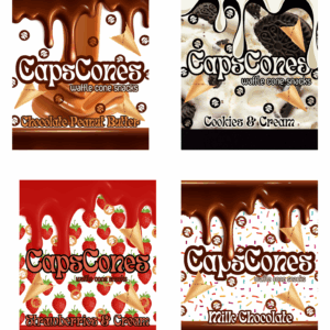 BULK CAPSCONES 8BAGS