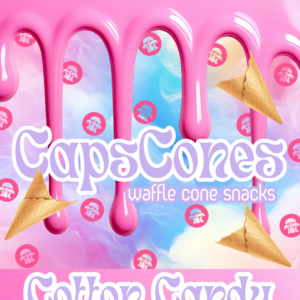 LIMITED EDITION COTTON CANDY CAPSCONES