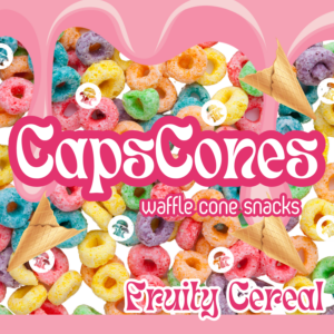 LIMITED EDITION FRUITY CEREAL CAPSCONES